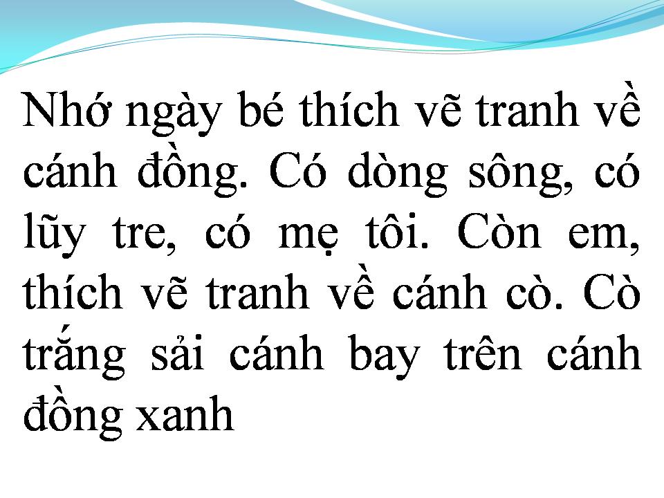 Lời bài hát GIẤC MƠ CÁNH CÒ