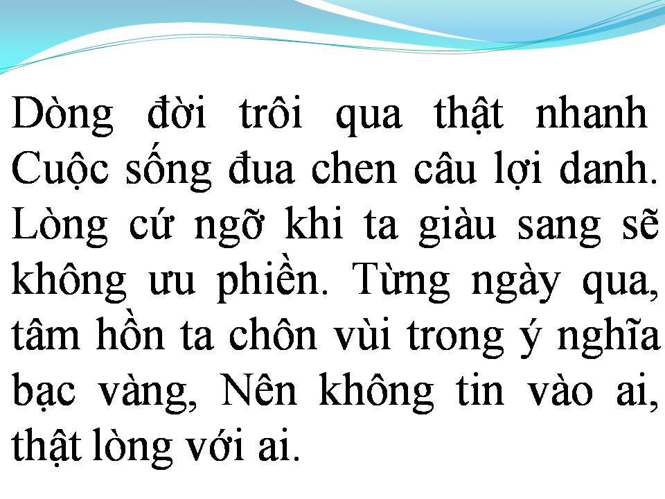 Lời bài hát LỢI DANH