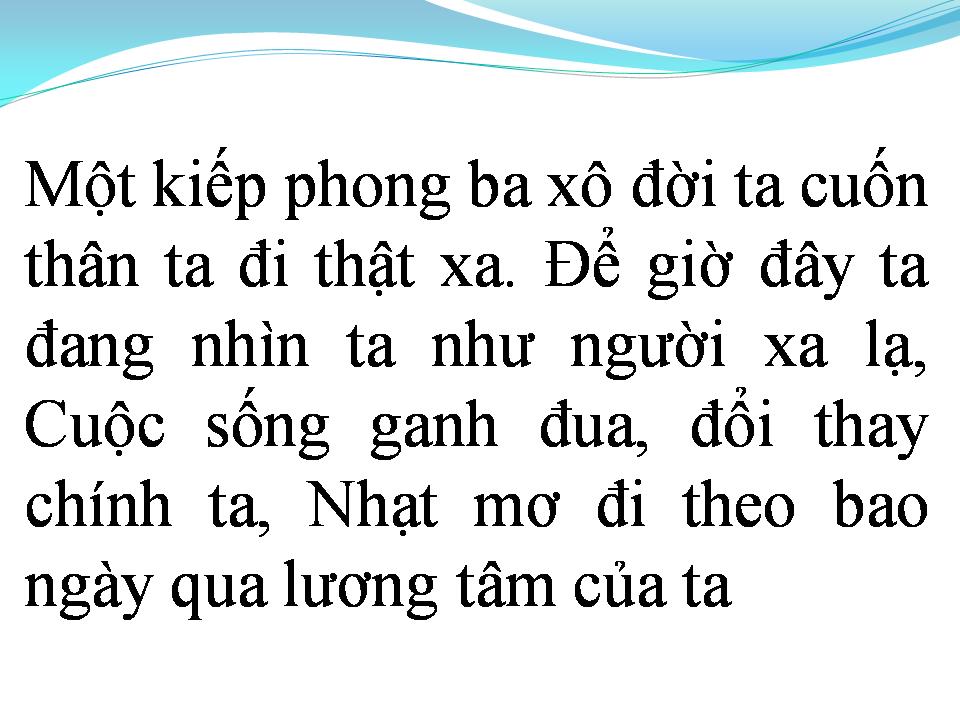 Lời bài hát LỢI DANH