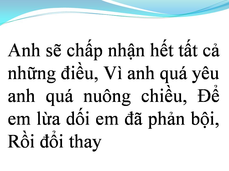 Lời bài hát NGƯỜI PHẢN BỘI