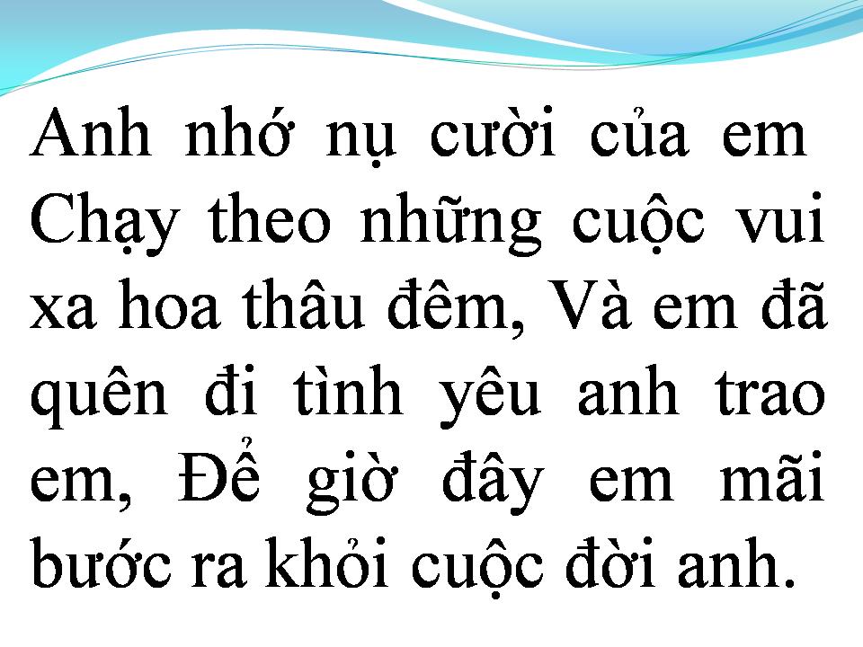 Lời bài hát NGƯỜI PHẢN BỘI