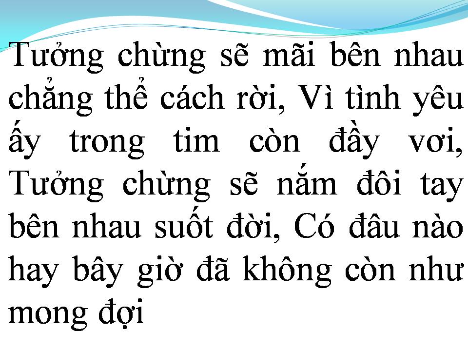 Lời bài hát TƯỞNG CHỪNG
