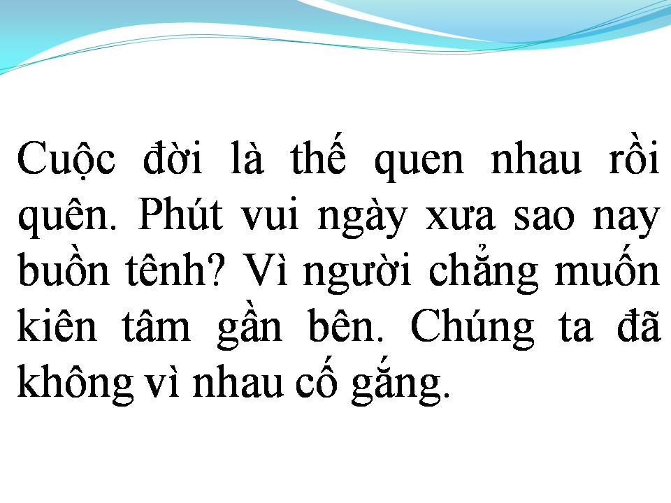 Lời bài hát THƯƠNG MẤY CŨNG LÀ NGƯỜI DƯNG