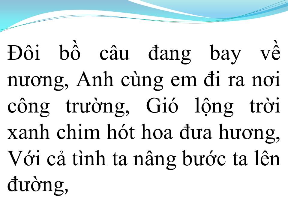 Lời bài hát TRÊN CÔNG TRƯỜNG RỘN TIẾNG CA