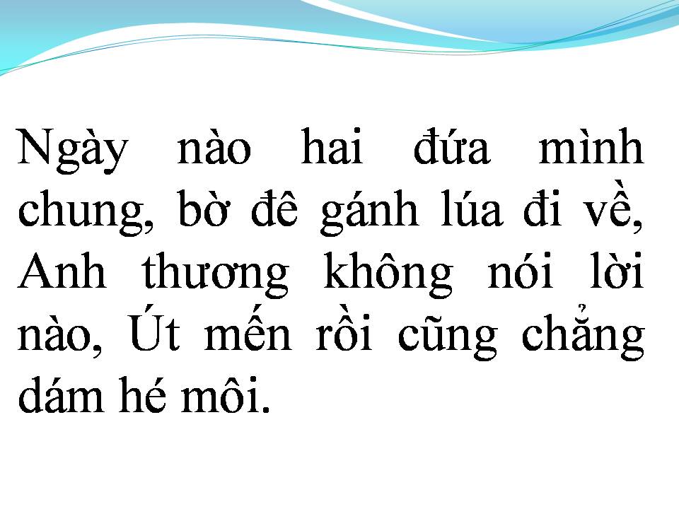 Lời bài hát SAO ÚT NỠ VỘI LẤY CHỒNG