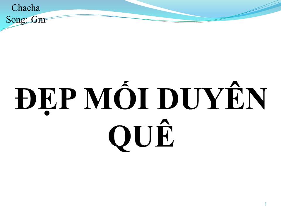 Lời bài hát ĐẸP MỐI DUYÊN QUÊ (SONG CA)