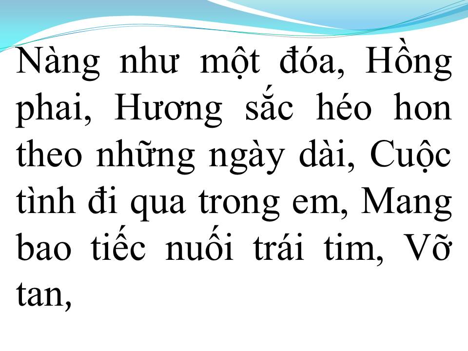 Lời bài hát CÁNH HỒNG PHAI
