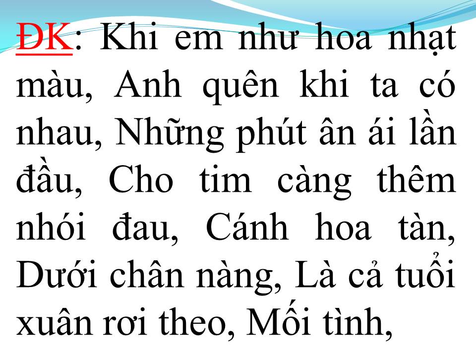Lời bài hát CÁNH HỒNG PHAI