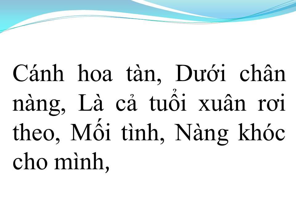 Lời bài hát CÁNH HỒNG PHAI