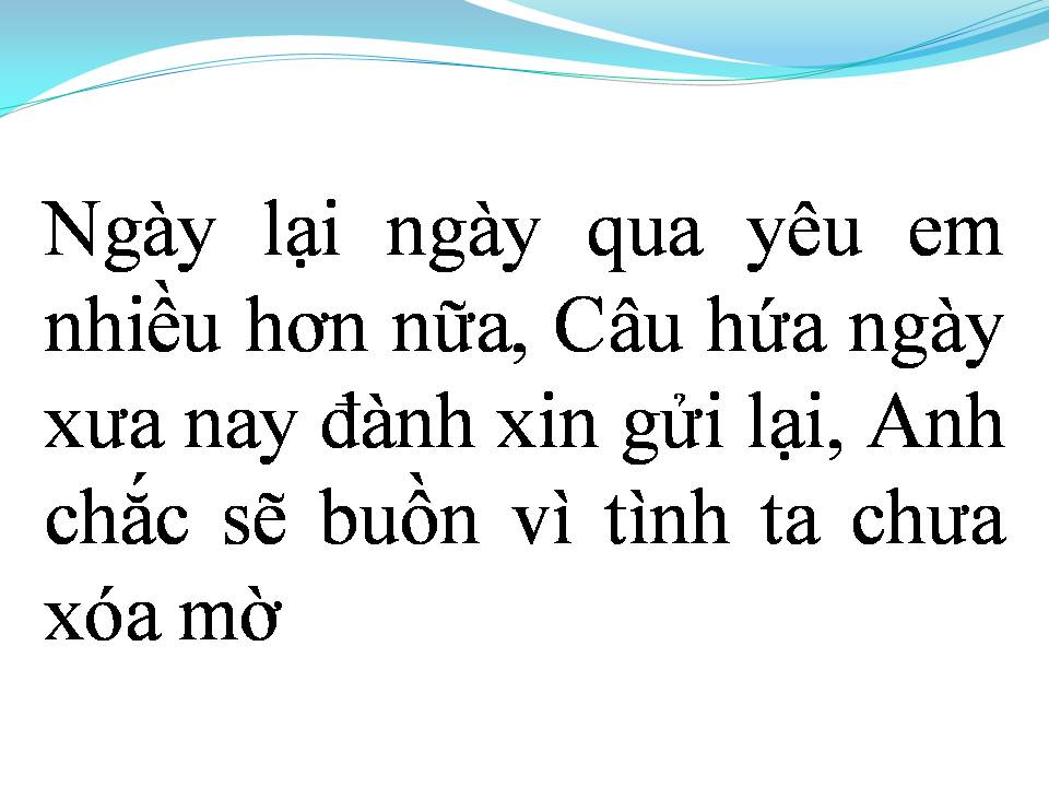 Lời bài hát XA NHAU TỪ ĐÓ