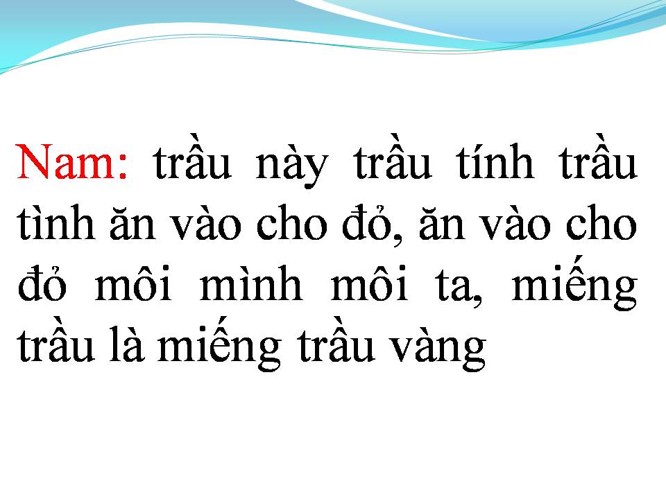 Lời bài hát BA QUAN MỜI TRẦU