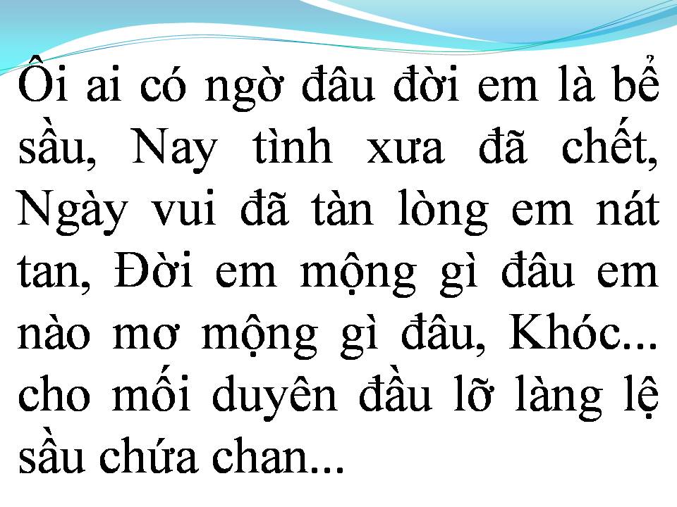 Lời bài hát NGHẸN NGÀO