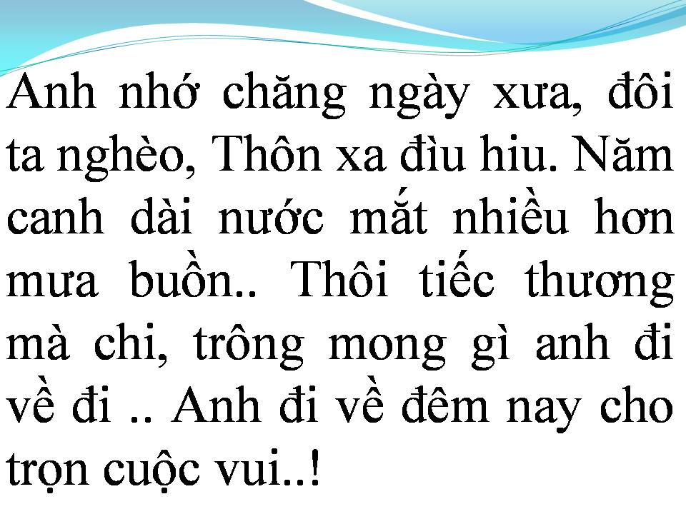 Lời bài hát NGHẸN NGÀO