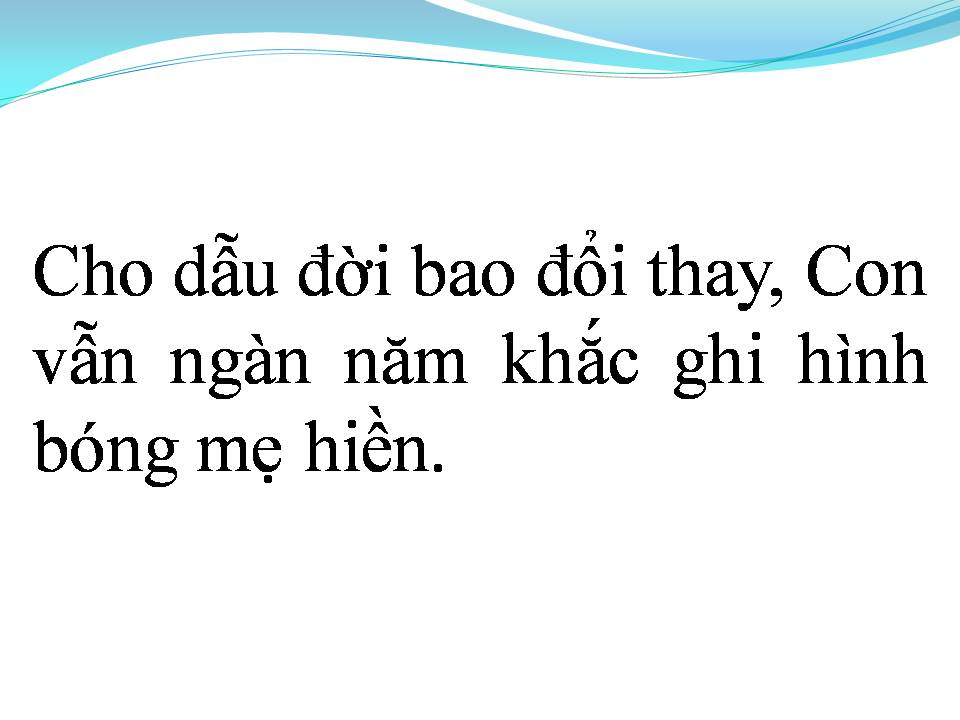 Lời bài hát NGHĨA MẸ
