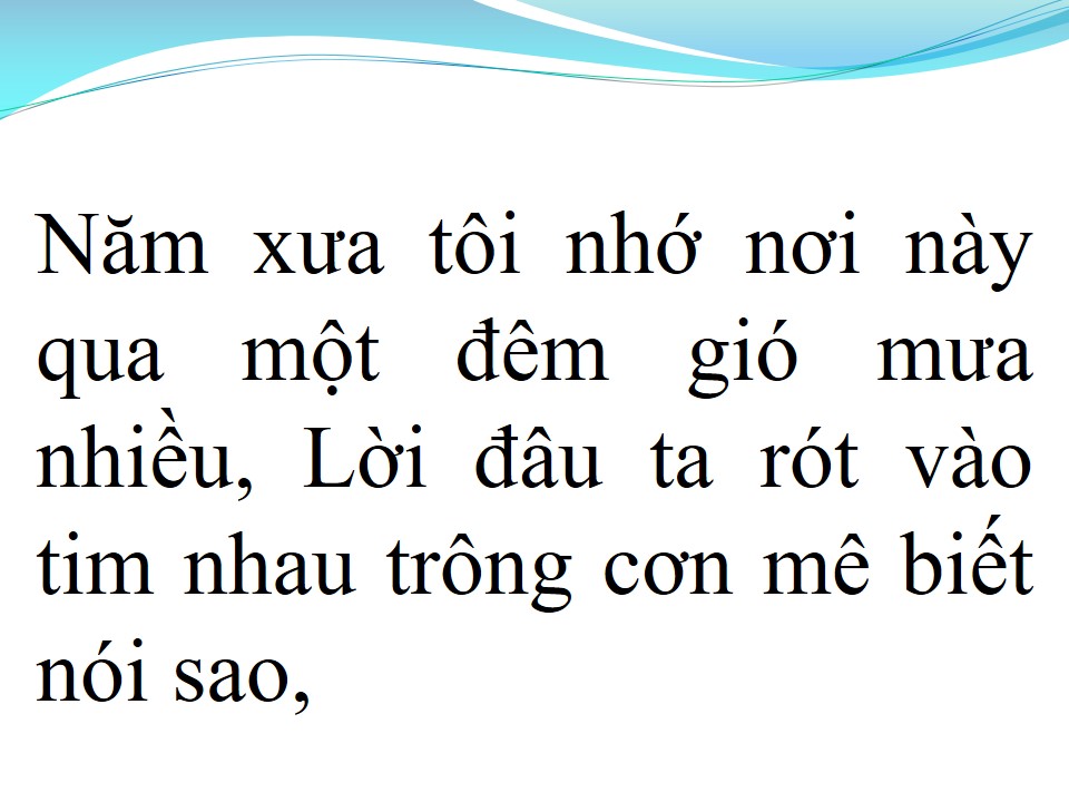 Lời bài hát NGÀY ĐÓ XA RỒI