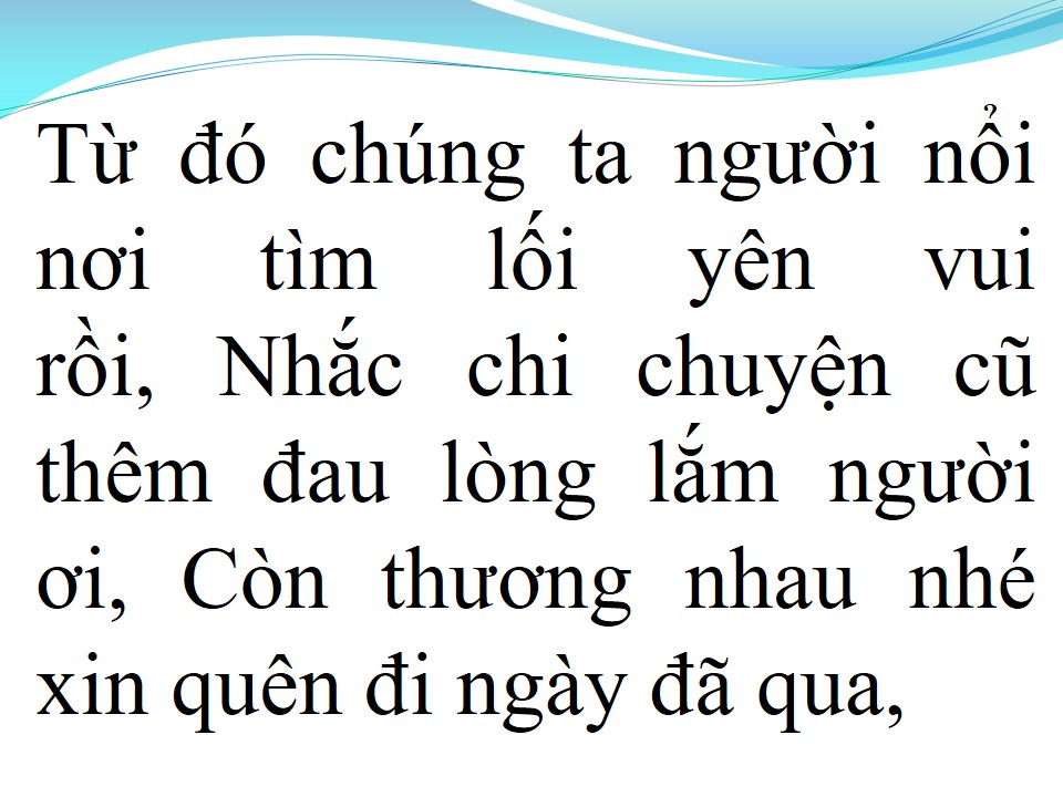 Lời bài hát NGÀY ĐÓ XA RỒI