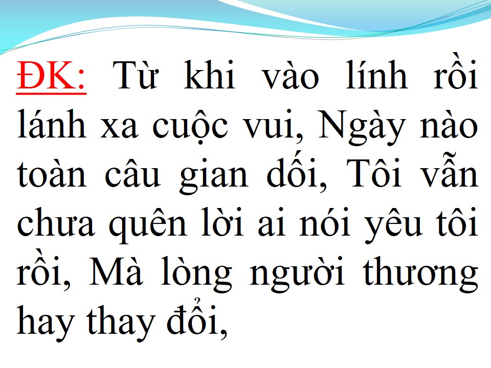 Lời bài hát NGÀY ĐÓ XA RỒI