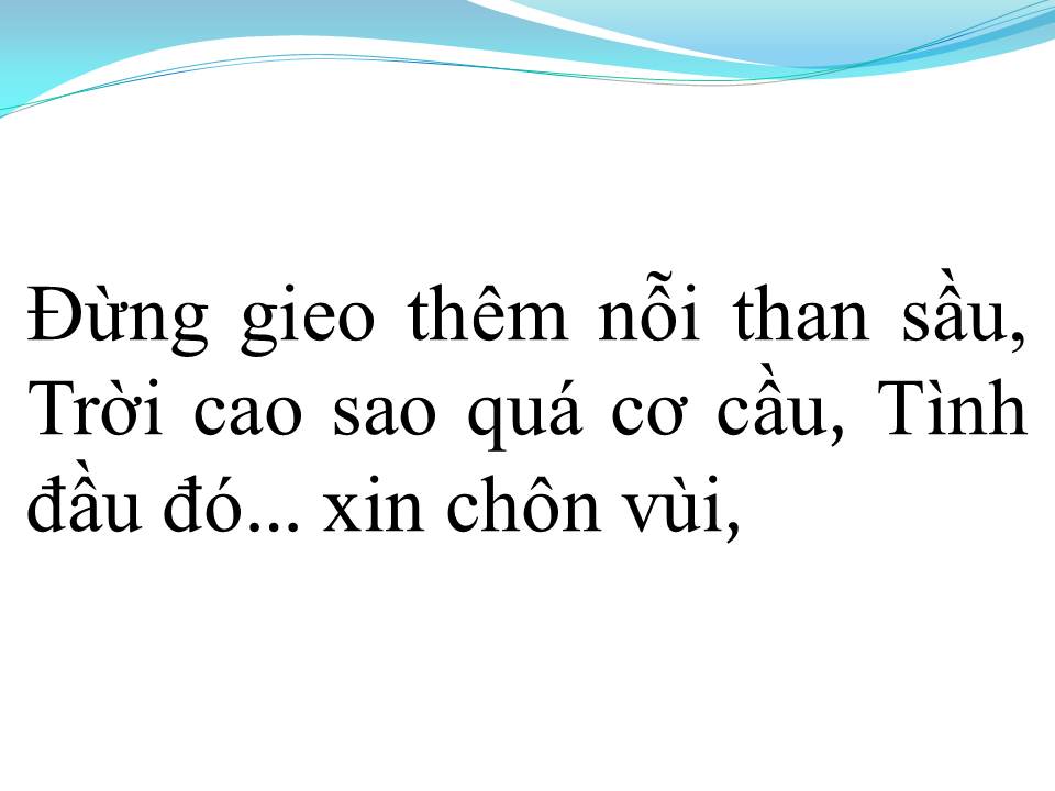 Lời bài hát ĐỪNG NHẮC CHUYỆN ĐAU LÒNG