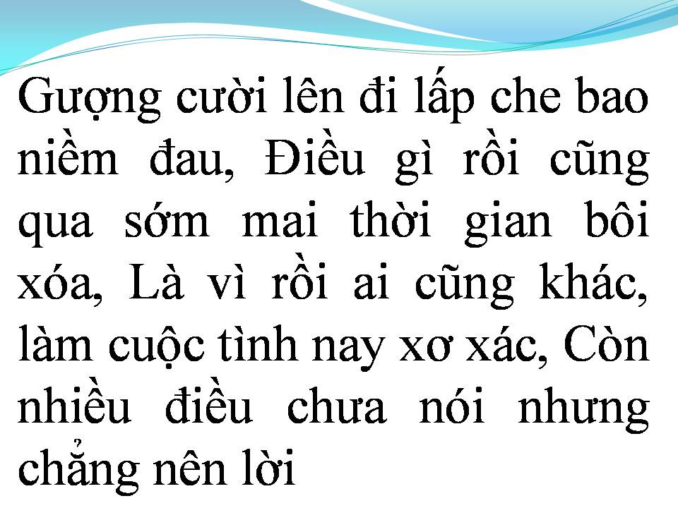 Lời bài hát AI RỒI CŨNG KHÁC