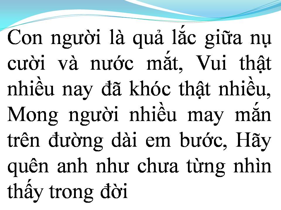 Lời bài hát AI RỒI CŨNG KHÁC