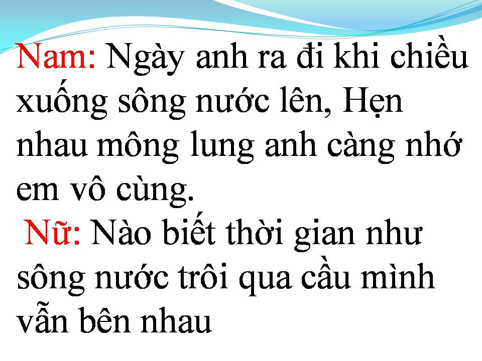 Lời bài hát VỀ THĂM QUÊ HƯƠNG