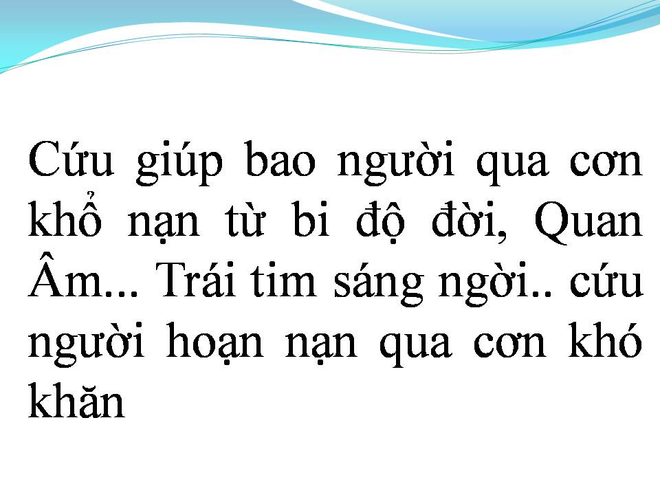 Lời bài hát LẠY PHẬT QUAN ÂM