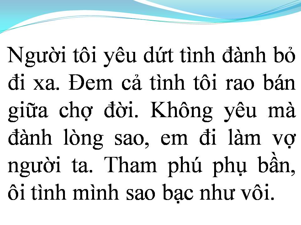 Lời bài hát CHUYỆN ĐỜI TÔI