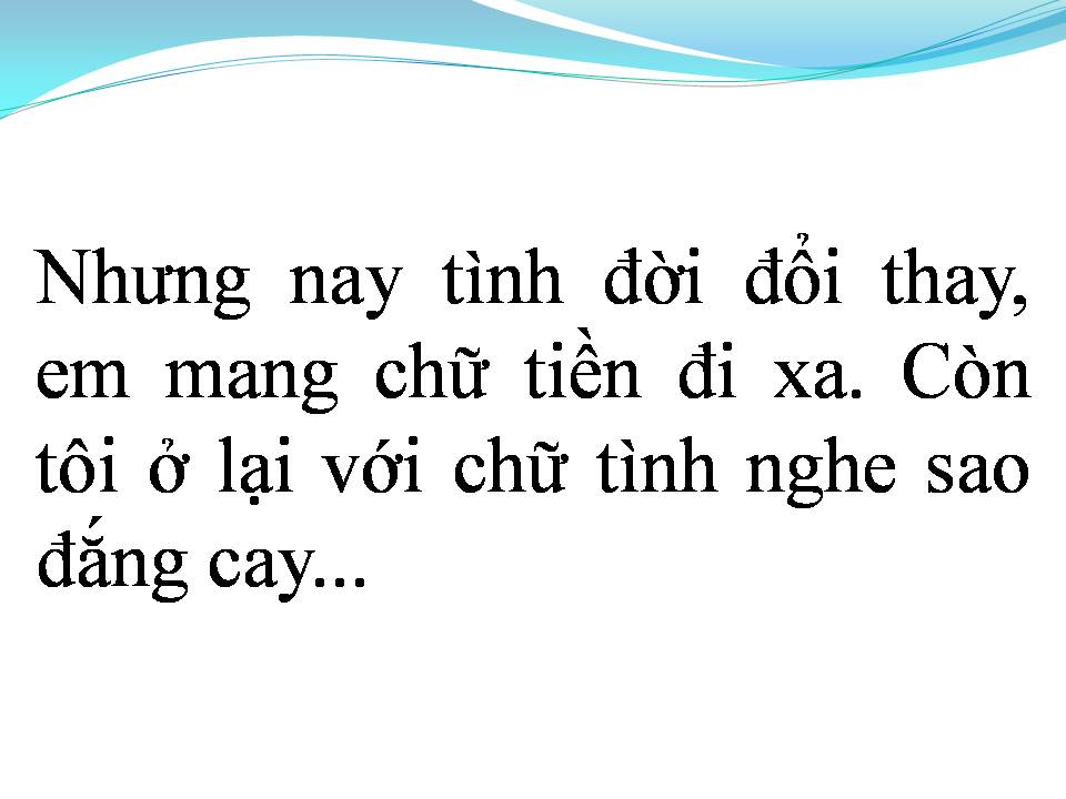 Lời bài hát CHUYỆN ĐỜI TÔI