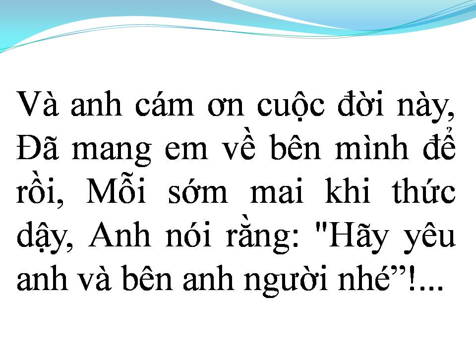 Lời bài hát NẮM LẤY TAY ANH