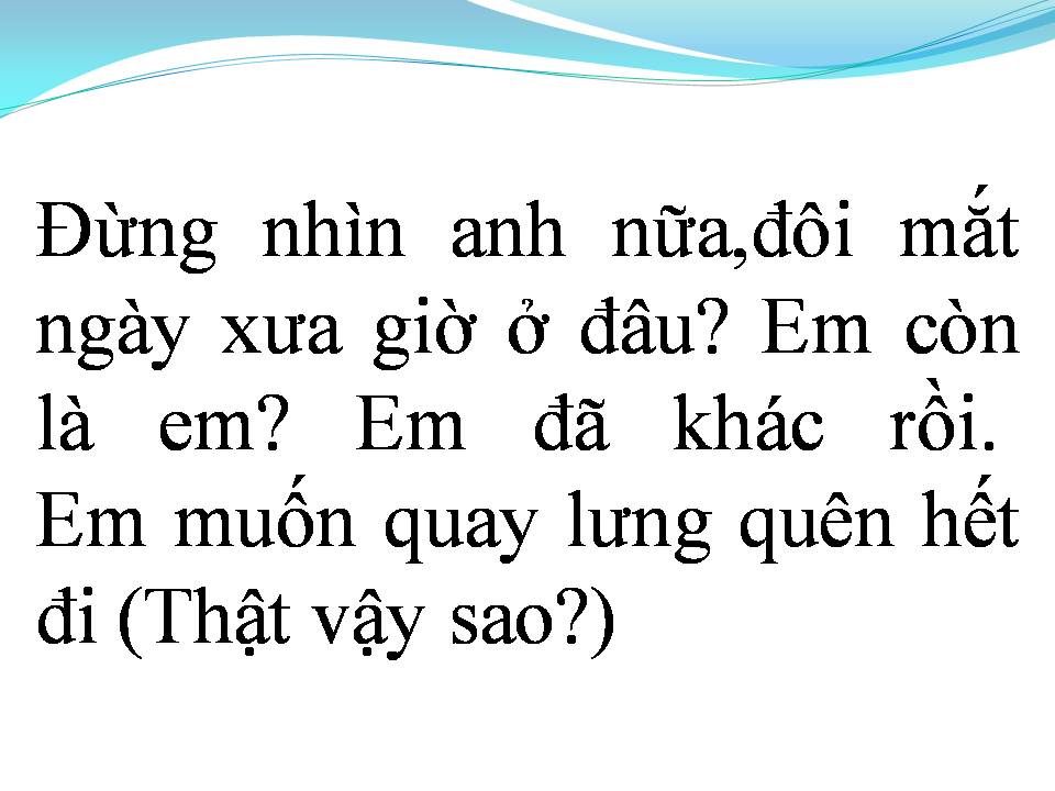 Lời bài hát EM CỦA NGÀY HÔM QUA