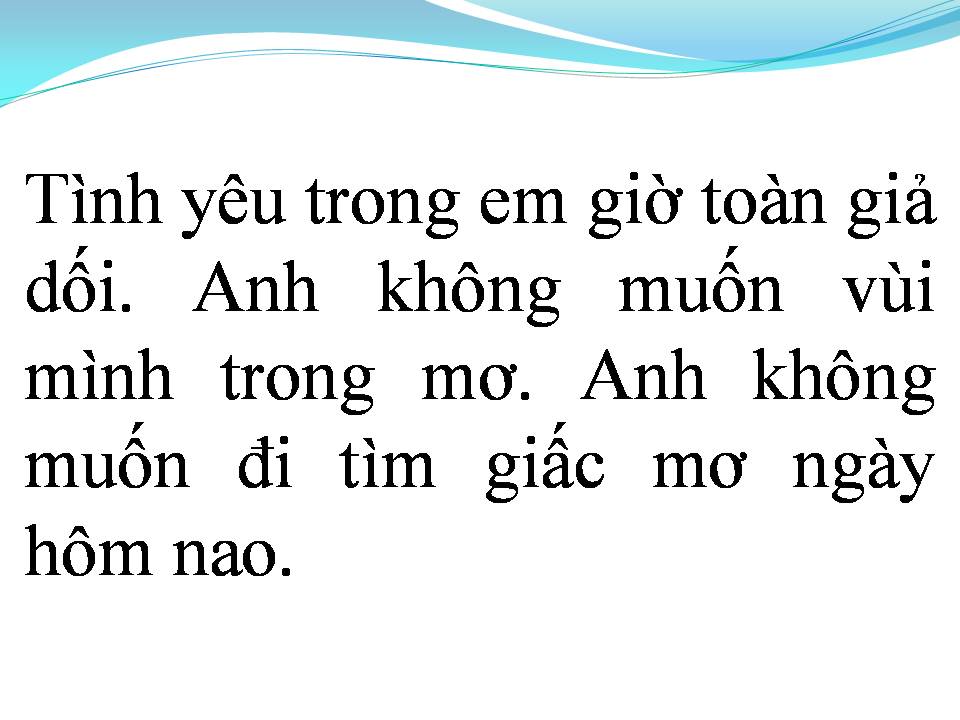 Lời bài hát EM CỦA NGÀY HÔM QUA