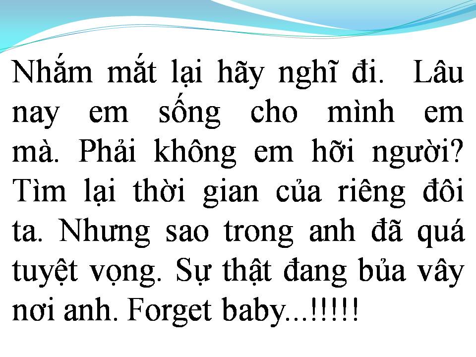 Lời bài hát EM CỦA NGÀY HÔM QUA