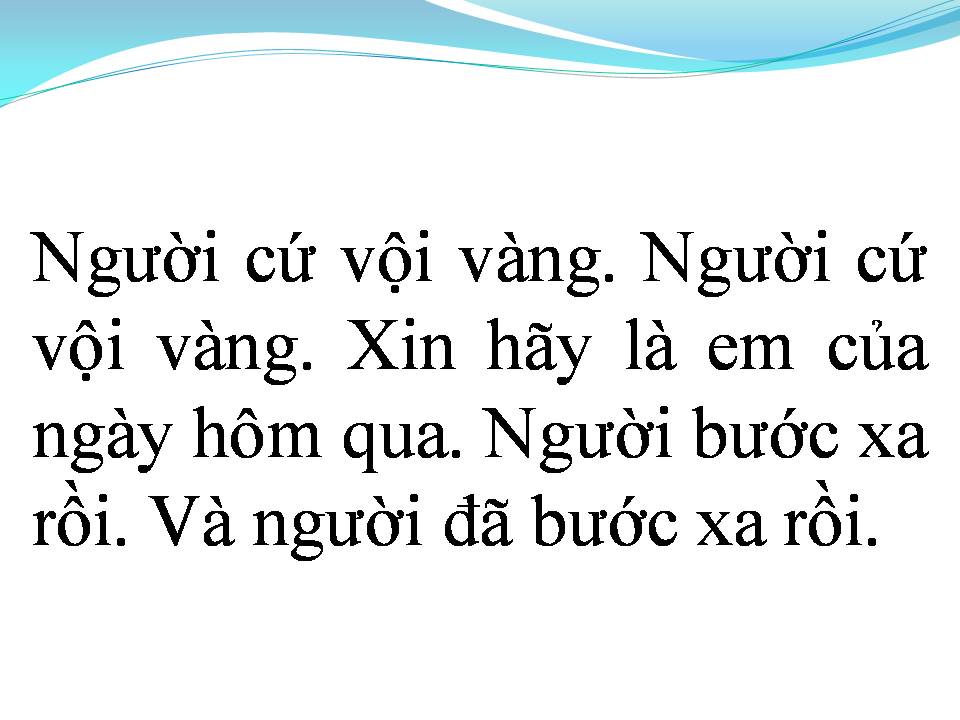 Lời bài hát EM CỦA NGÀY HÔM QUA