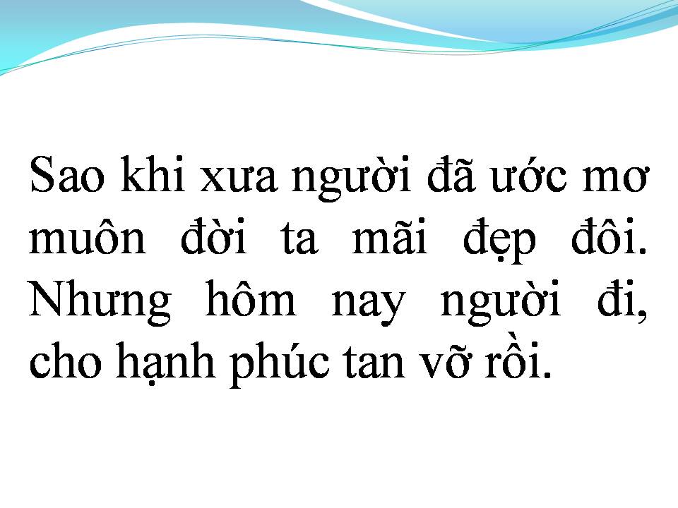Lời bài hát TRĂNG VỠ