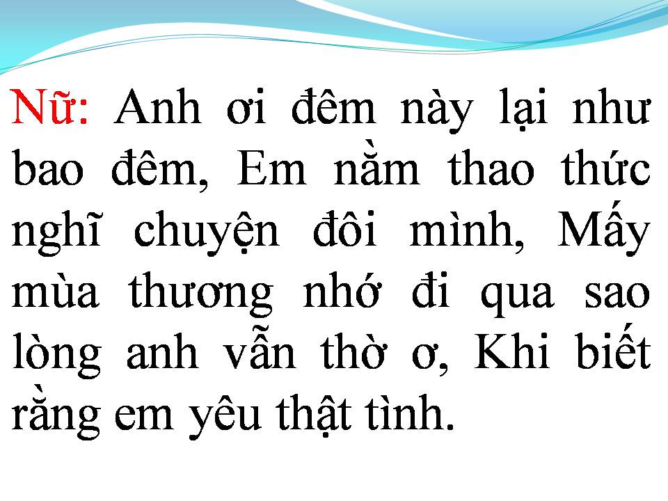 Lời bài hát ĐỒNG CẢNH NGỘ