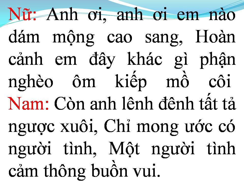 Lời bài hát ĐỒNG CẢNH NGỘ