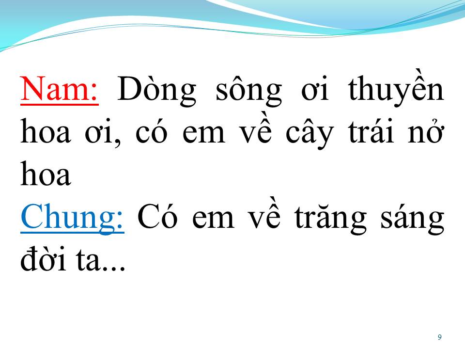 Lời bài hát THUYỀN HOA (SONG CA)