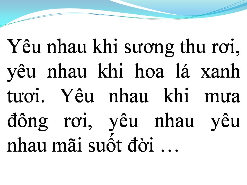 Lời bài hát TÌNH