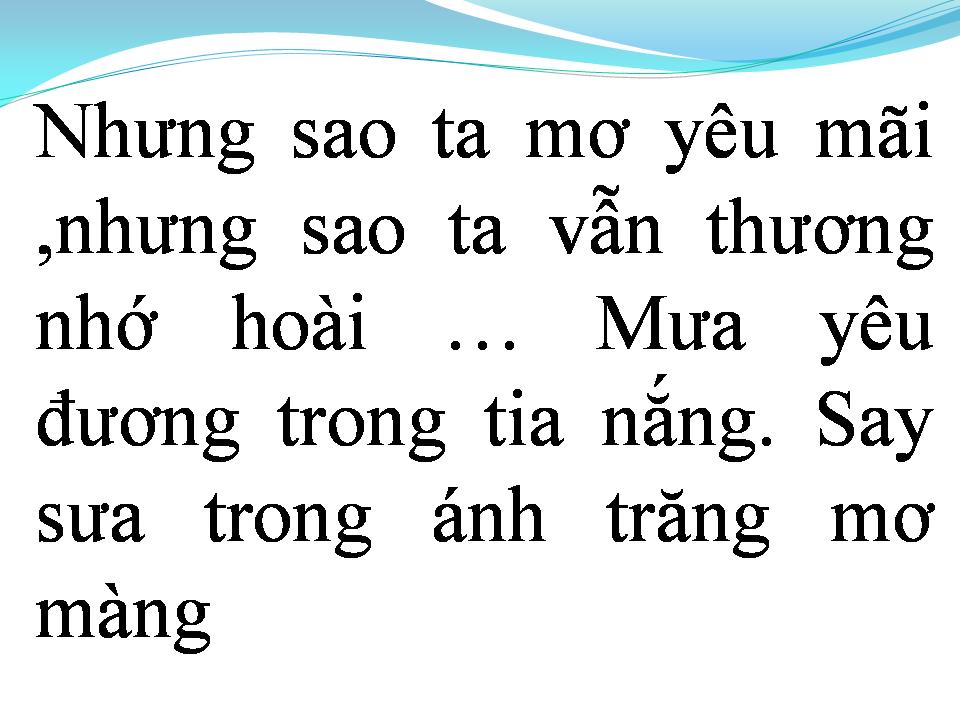 Lời bài hát TÌNH