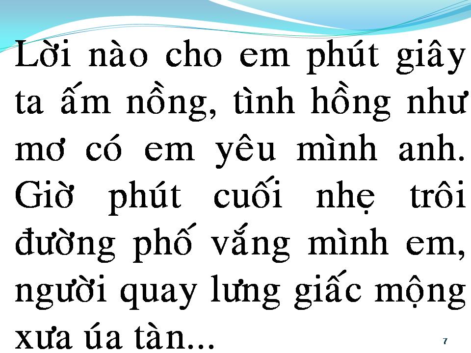 Lời bài hát TÌNH LỠ CÁCH XA