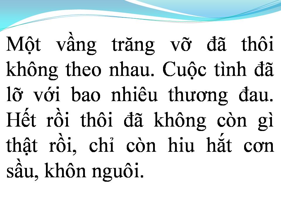 Lời bài hát TÌNH LỠ