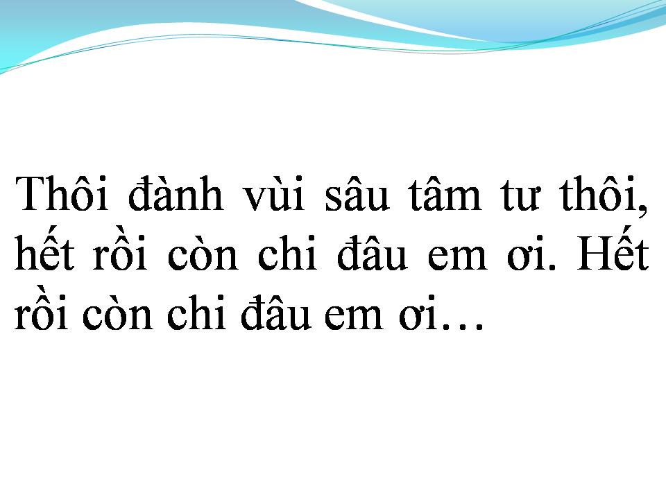 Lời bài hát TÌNH LỠ