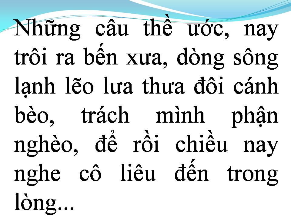 Lời bài hát TÌNH NGĂN ĐÔI BỜ