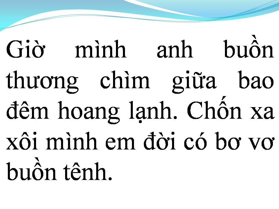 Lời bài hát TÌNH NGÀN NĂM