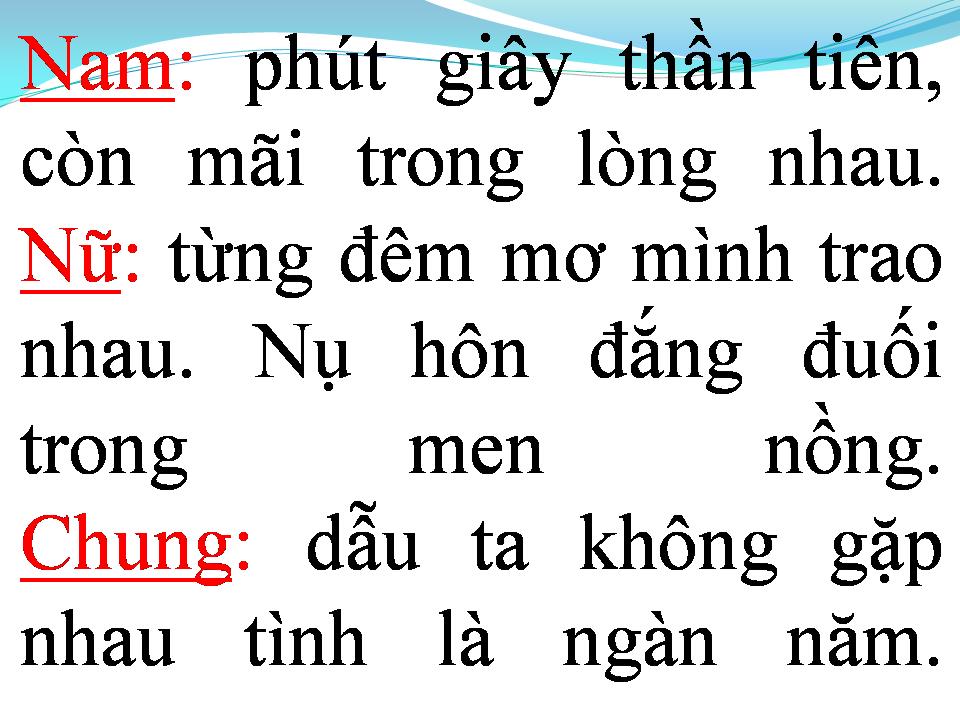 Lời bài hát TÌNH NGÀN NĂM