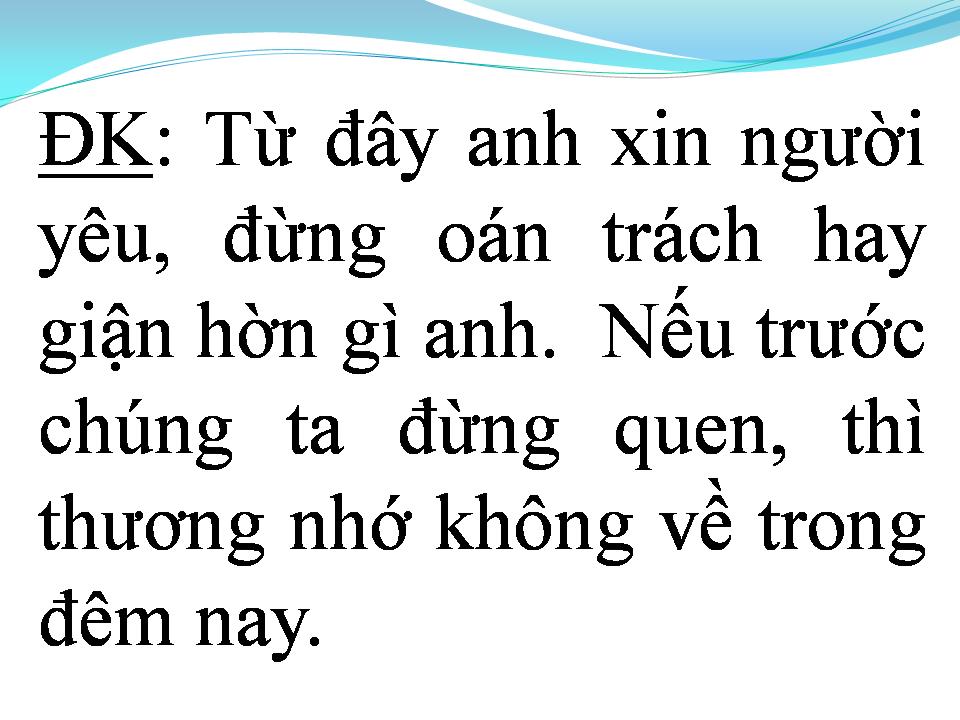 Lời bài hát TÌNH NGHĨA ĐÔI TA CHỈ THẾ THÔI