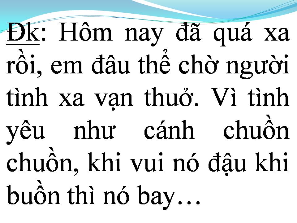 Lời bài hát TÌNH NGƯỜI ĐẦU NON