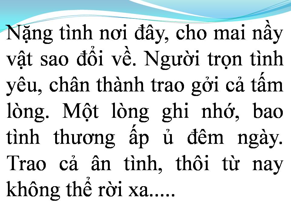 Lời bài hát TÌNH NGƯỜI XA XỨ