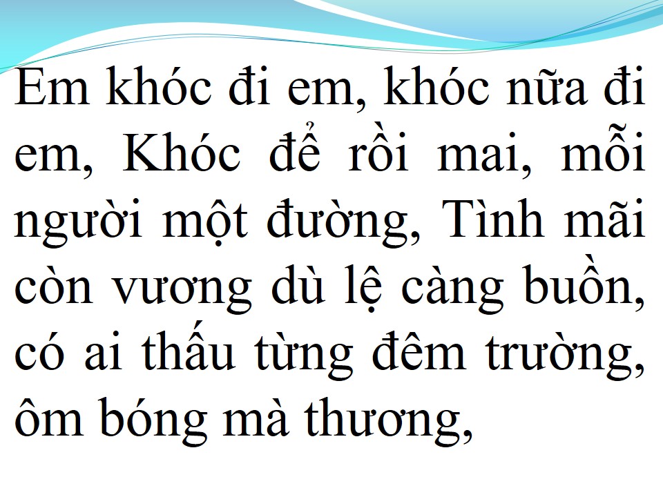Lời bài hát TÌNH NHƯ MÂY KHÓI