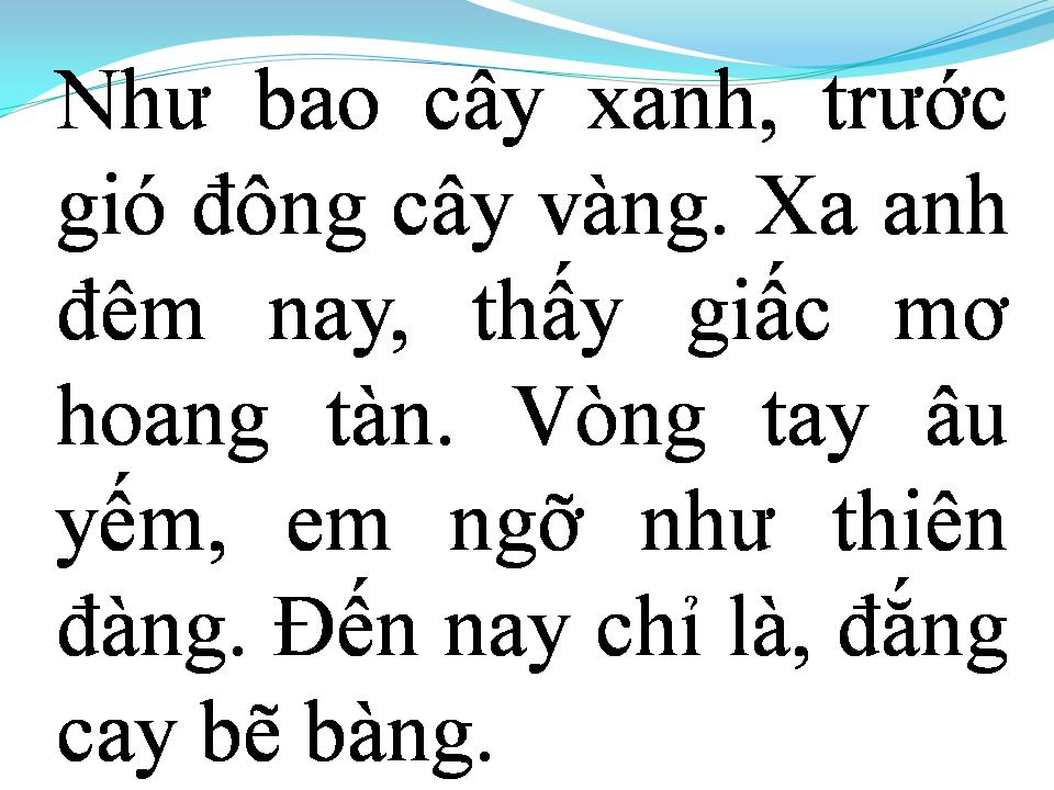 Lời bài hát TÌNH NỒNG CHÁY
